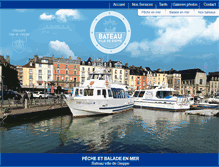 Tablet Screenshot of bateau-ville-de-dieppe.com